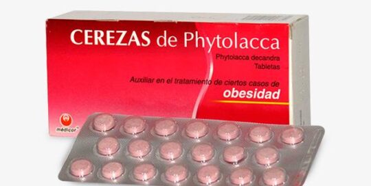Farmacias Médicor - Productos Homeopáticos - Cerezas de phytolacca